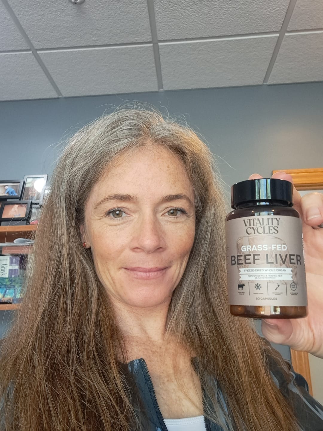 Customer photo review of Grass-Fed Beef Liver Capsules