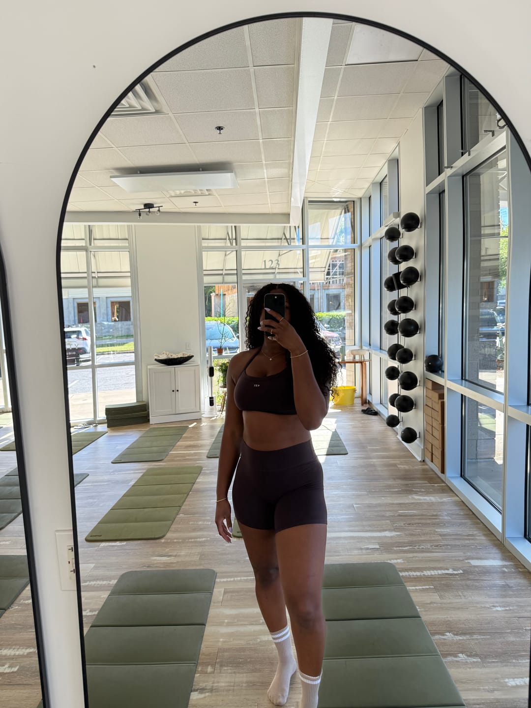 Customer photo review of The Halter Bra Espresso