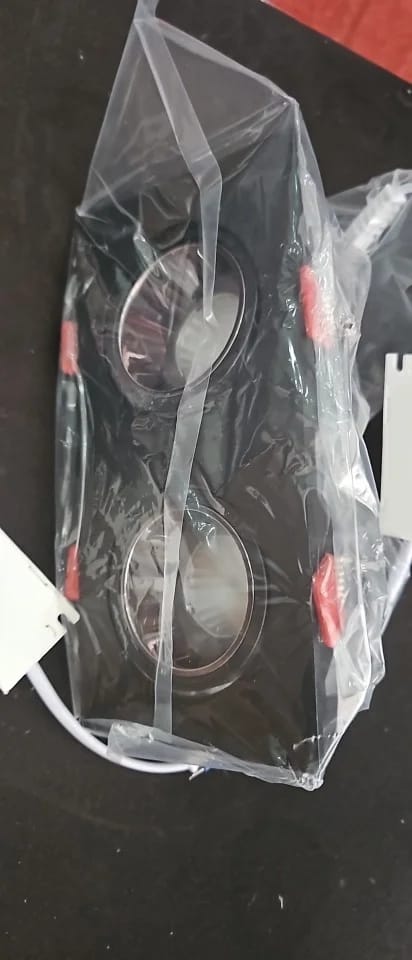 Customer photo review of Black Downlight for Living Room, Tiltable Head, 8.5 cm