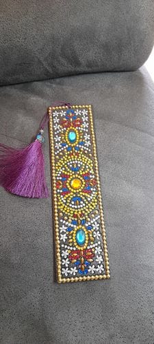 Customer photo review of Decorative Designs | Diamond Painting Bookmarks