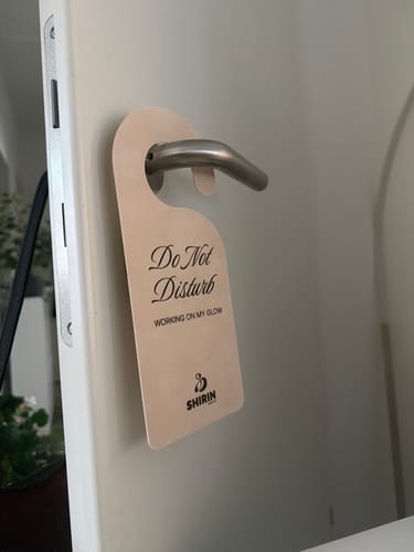 Customer photo review of Premium Samt Türhänger