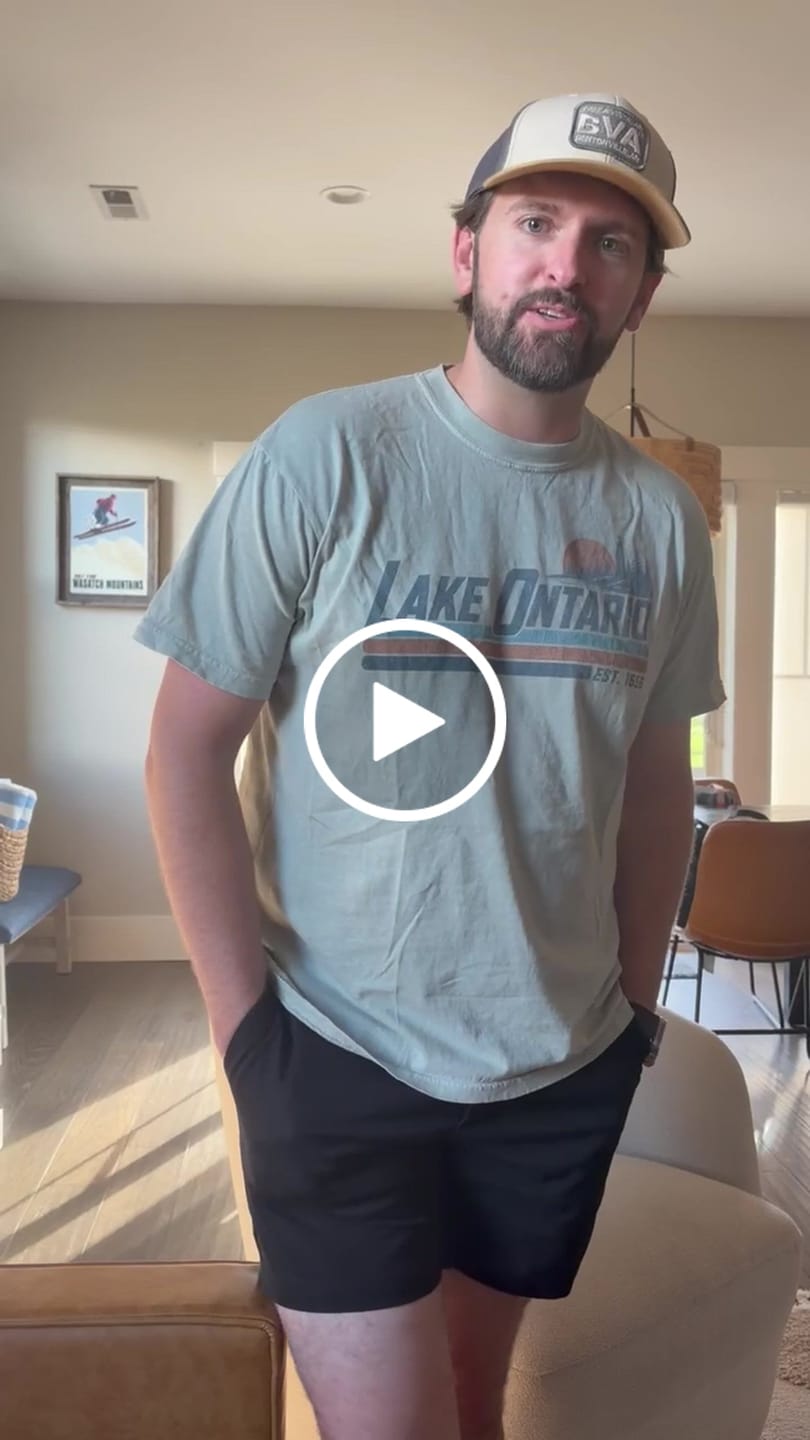 Customer video review of Lake Ontario Retro Stripe T-Shirt
