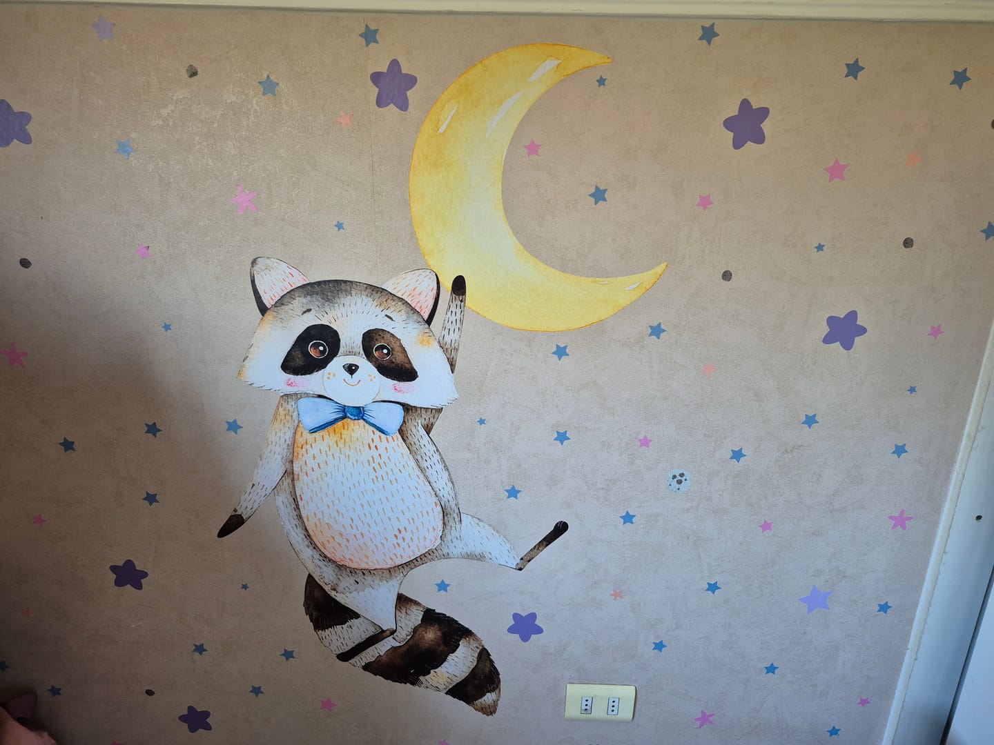 Customer photo review of Mapache, luna y estrellas