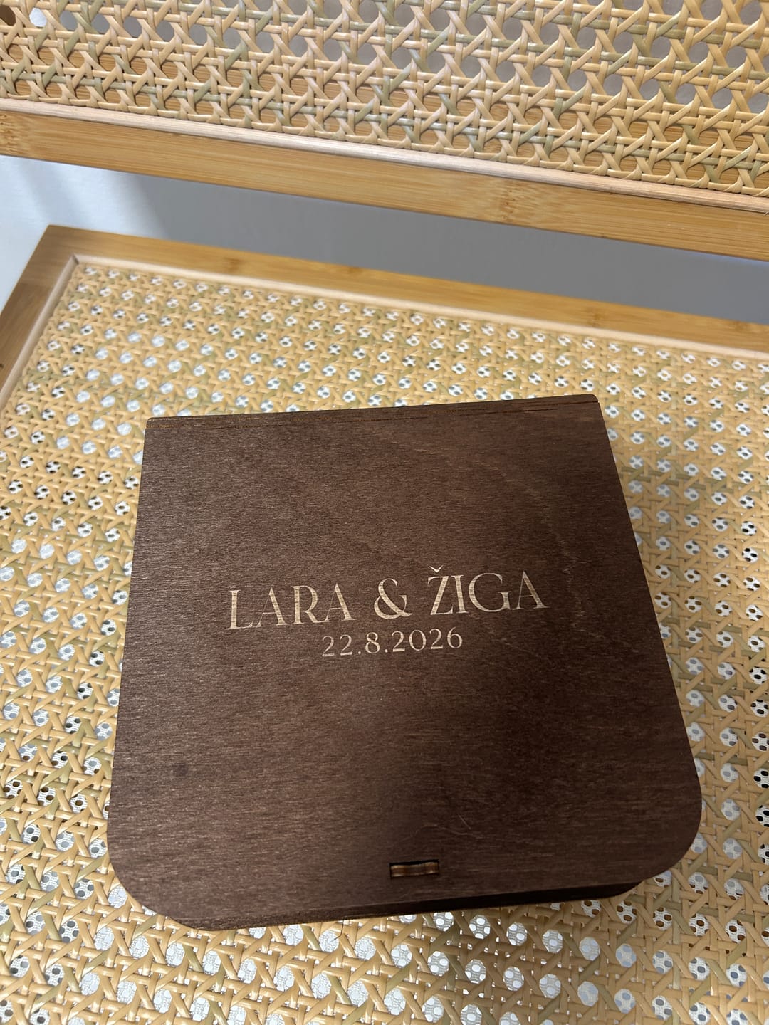 Customer photo review of 4 x 6 yoga square  photo box + compartment