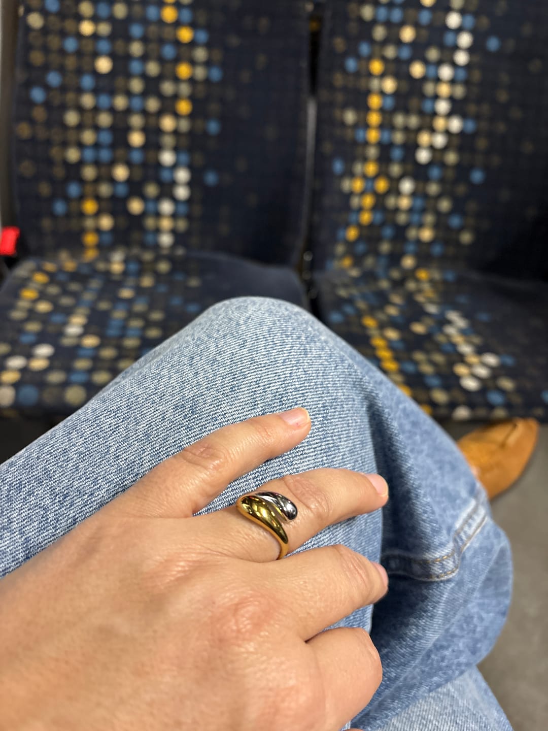 Customer photo review of Ava - Mixed Metal Ring Stainless Steel