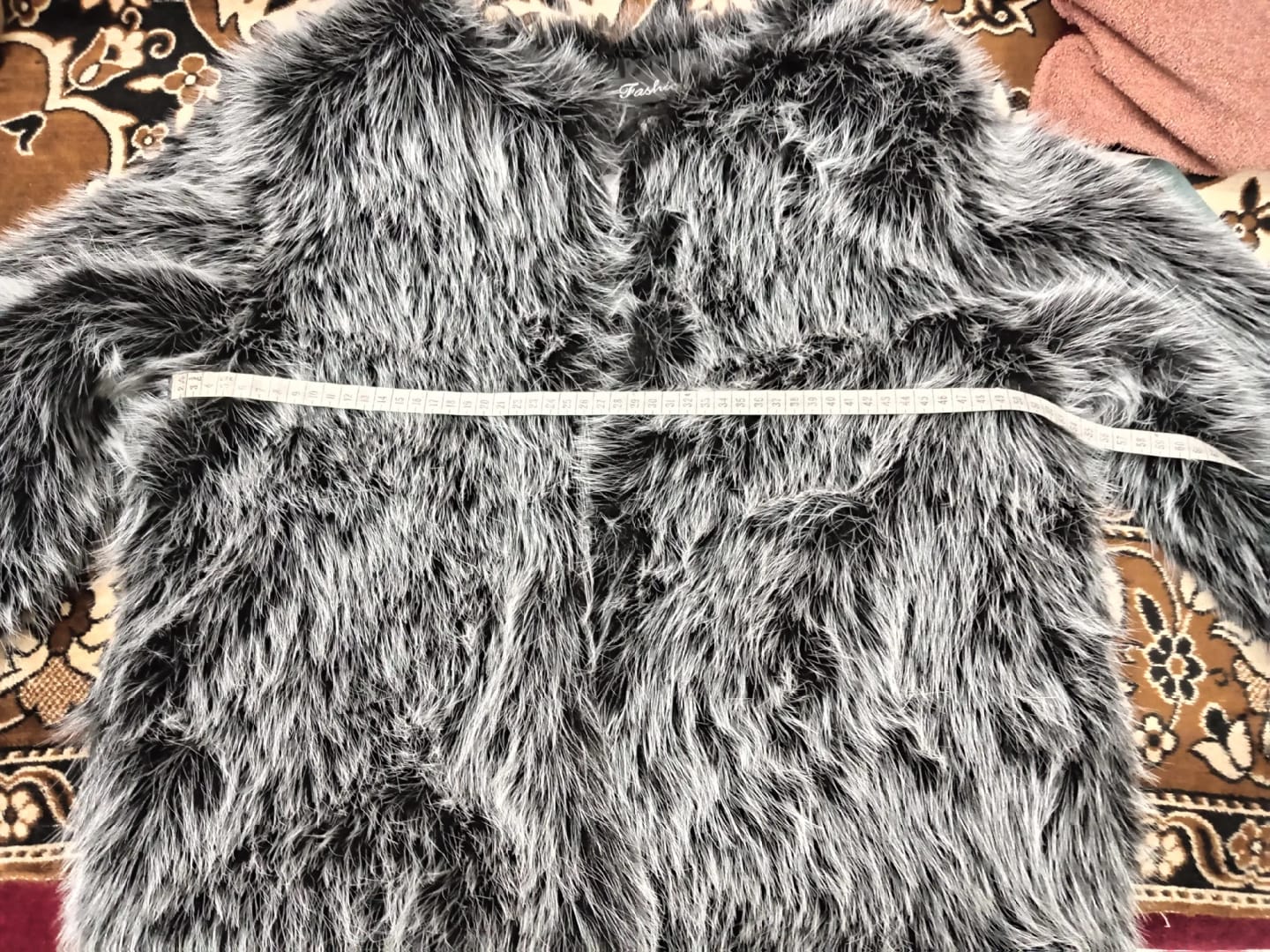 Customer photo review of Fur Short Imitation Jacket