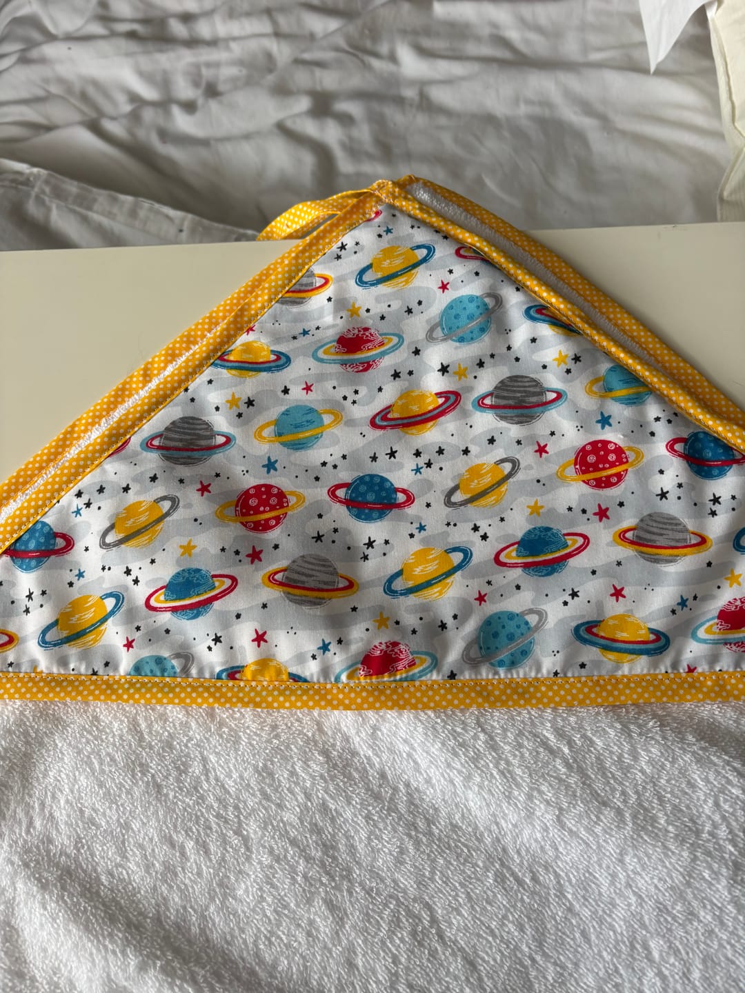 Customer photo review of Planets and Stars Polycotton Fabric