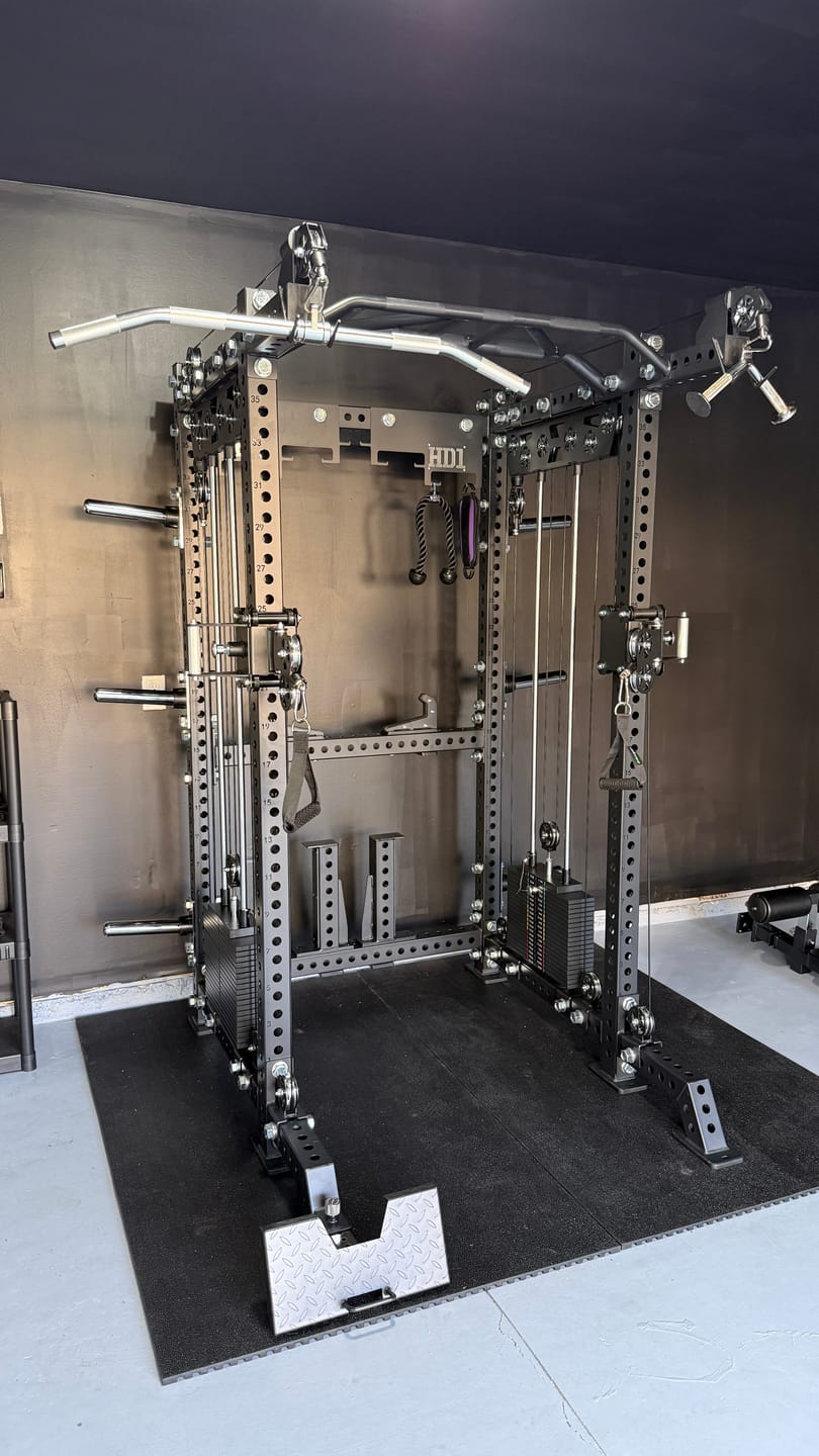 Customer photo review of HD1 Squat Rack Functional Trainer