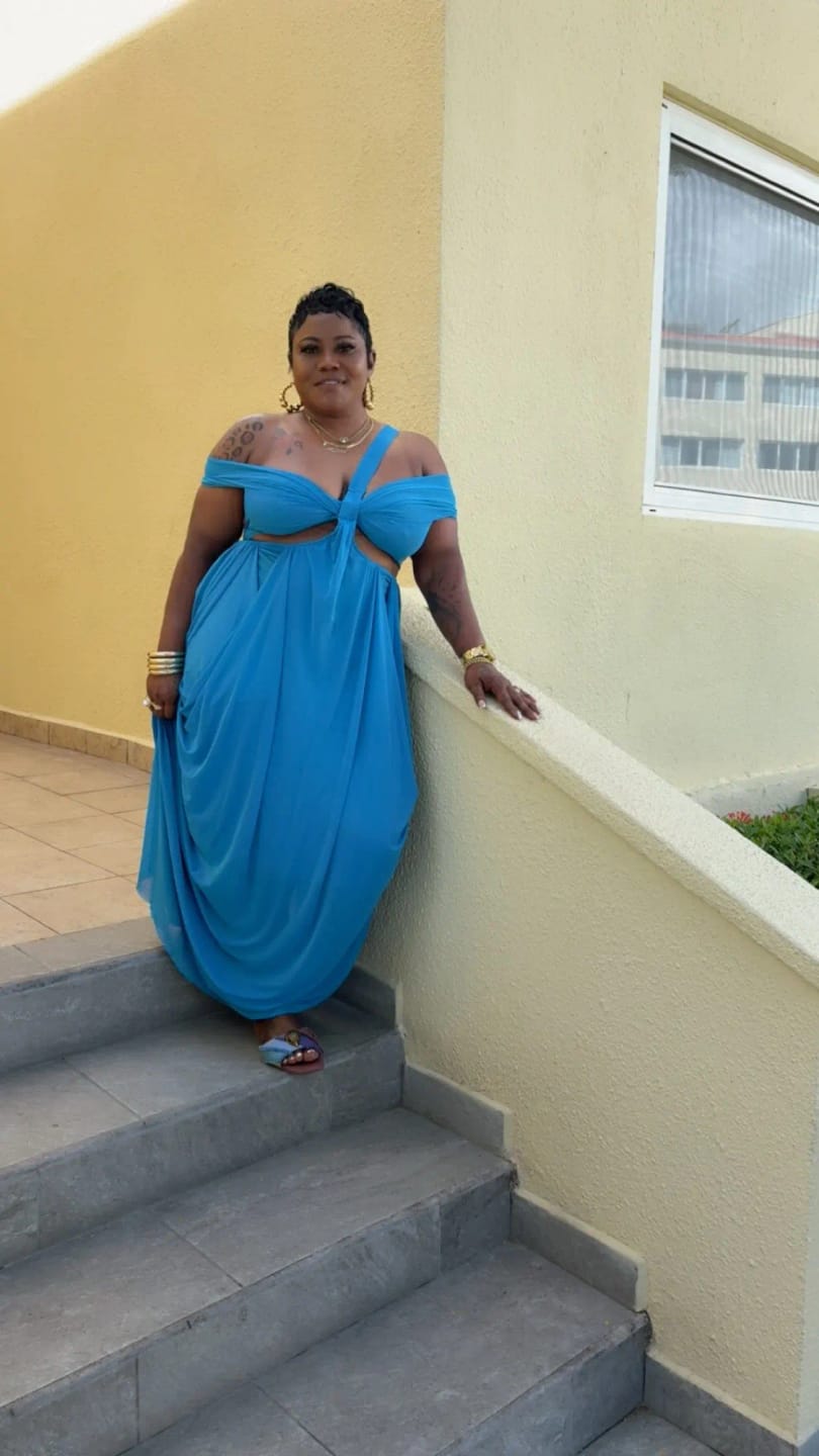 Customer photo review of Beyprern Chic Cut Out Dress Lace Cutout
