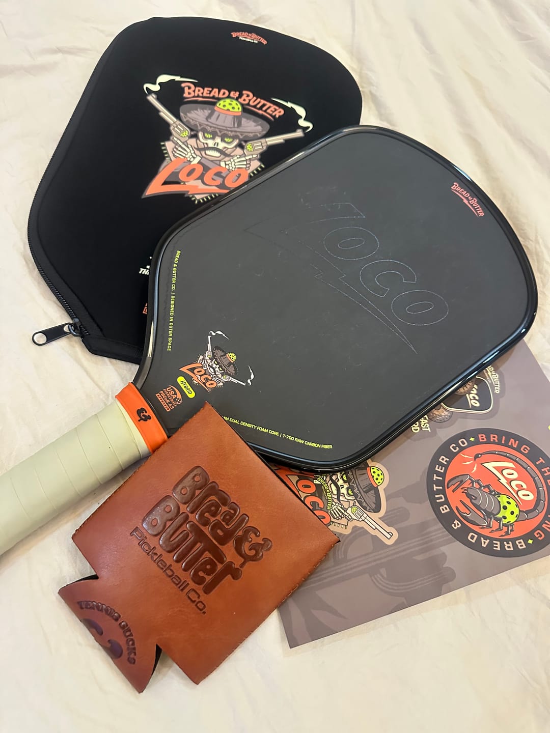 Customer photo review of The Loco 16mm Pickleball Paddle Hybrid