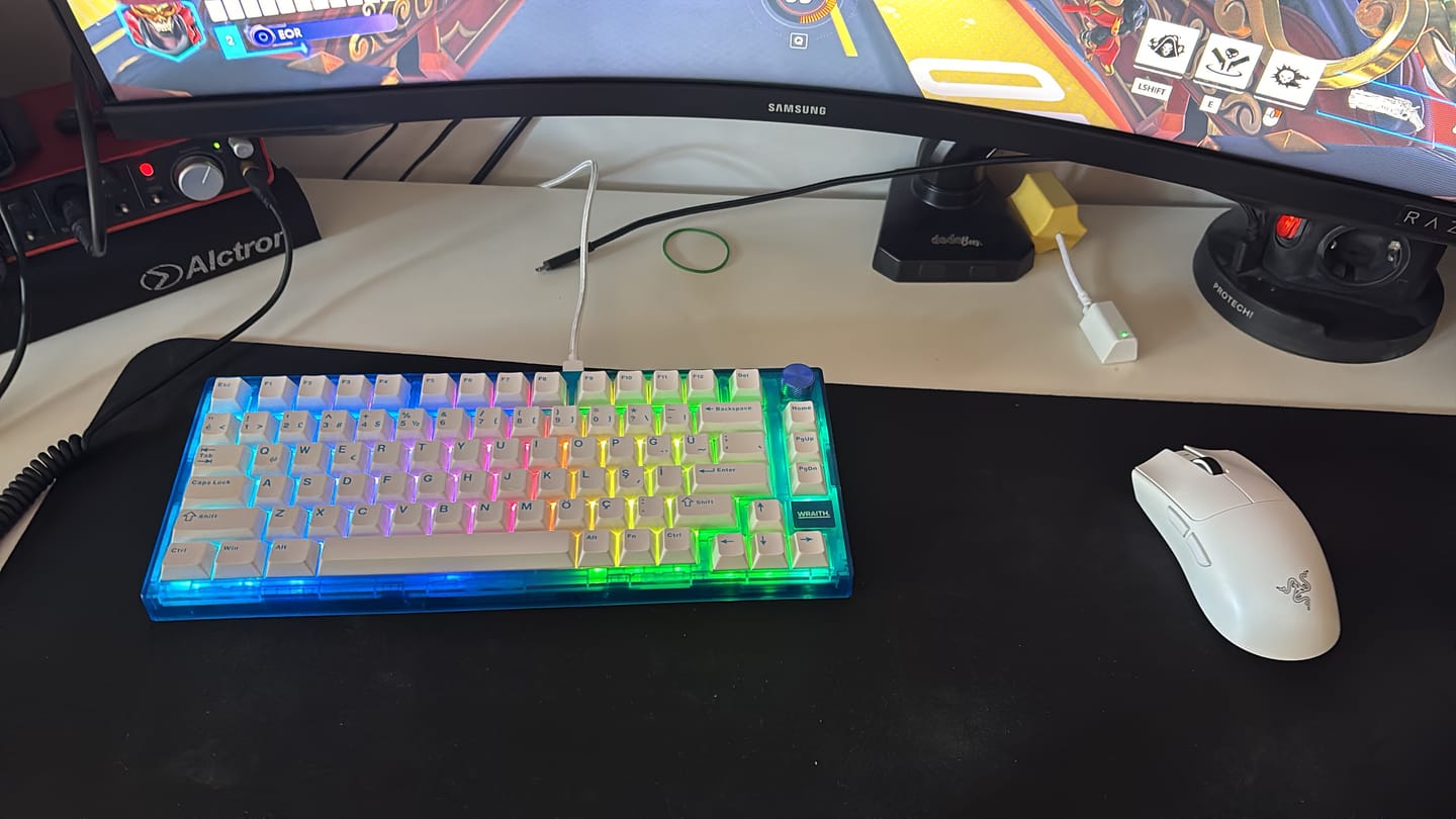 Customer photo review of Wraith W75 V2 Klavye (Manyetik Switch / HE)