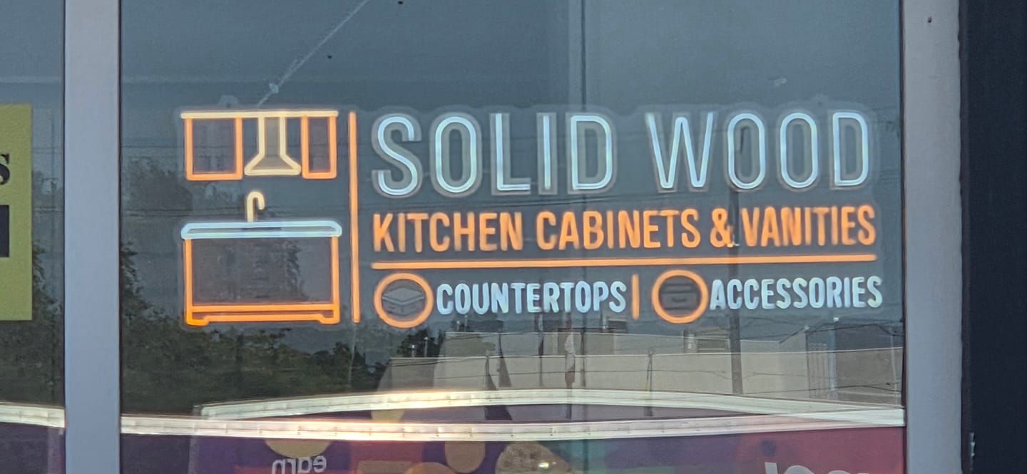 Customer photo review of SOLID WOOD | LED Neon Sign