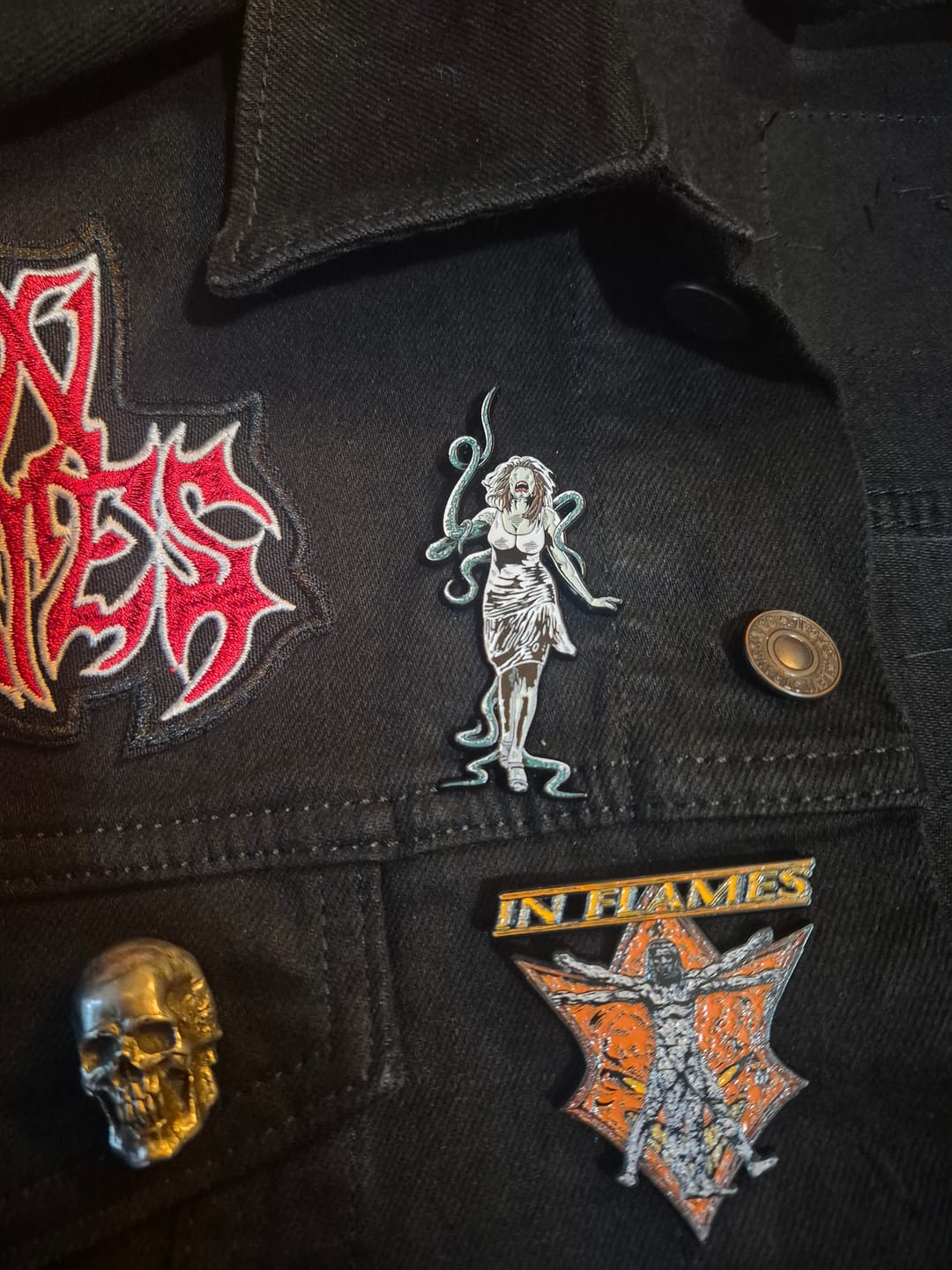 Customer photo review of In Flames - Whoracle - Pin
