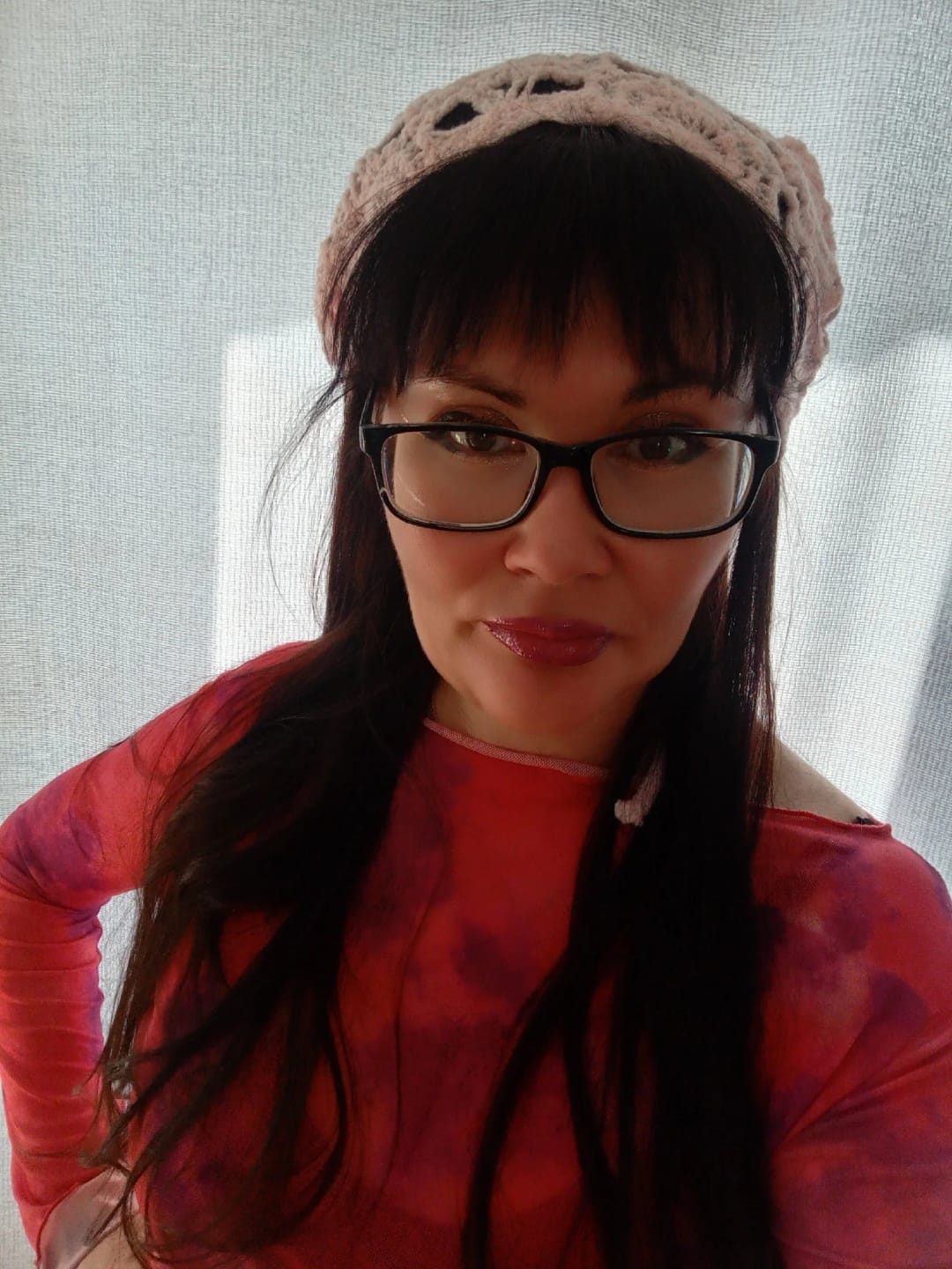 Customer photo review of Crystal Moisturizing Tinted Lip Balm