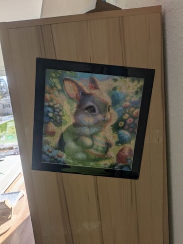 Customer photo review of A Springtime Easter Tale | Diamond Painting Kit
