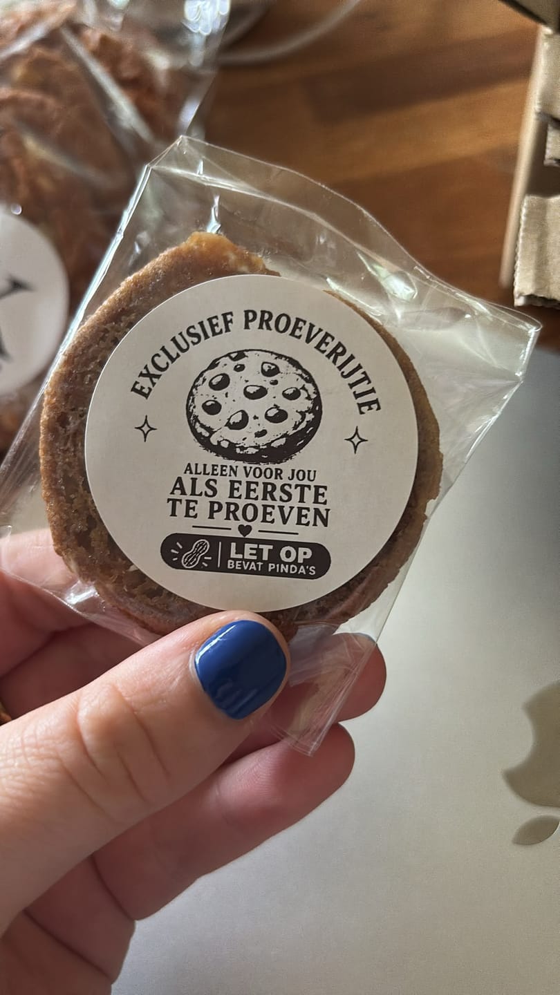 Customer photo review of Nutella Crunch Cookies