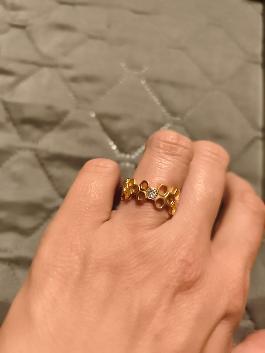 Customer photo review of Lovely Hive Ring
