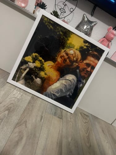 Customer photo review of Your Photo | Custom Photo Diamond Painting Kit