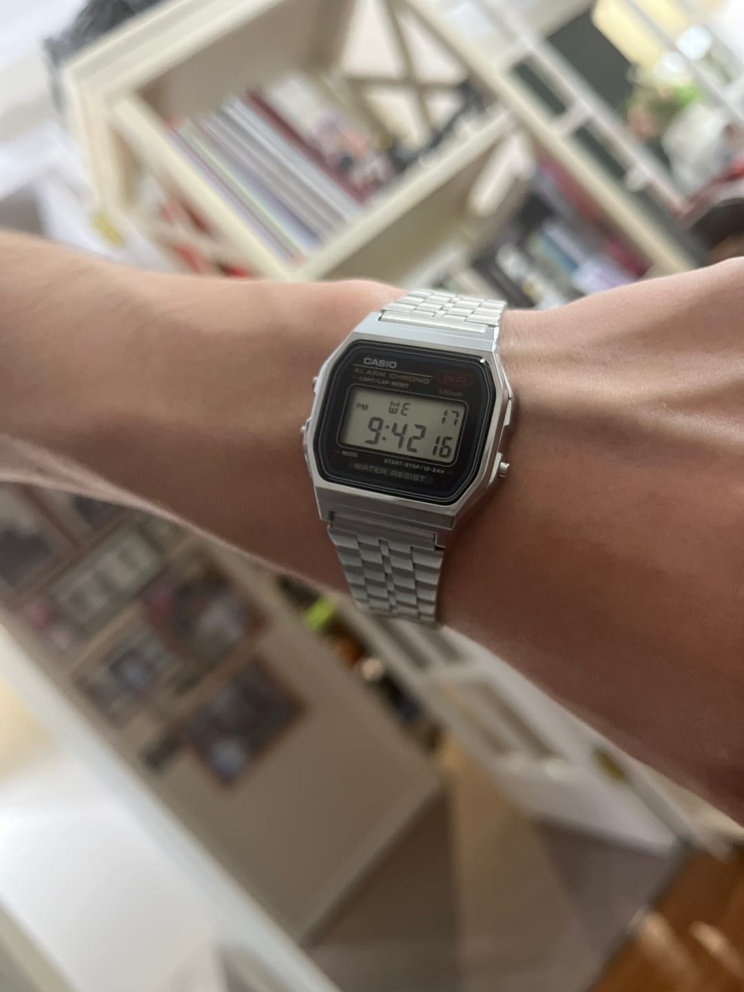 Customer photo review of Reloj Casio Vintage A159WA-N1DF Plateado MADE IN JAPAN