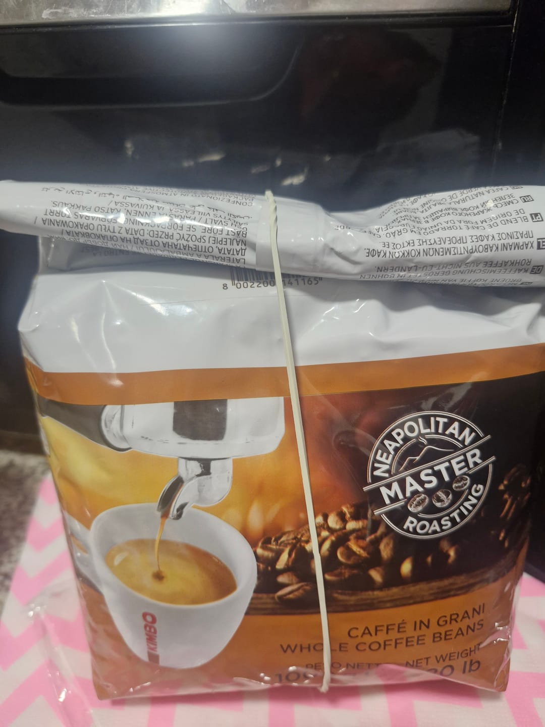 Customer photo review of Kimbo Barista Intenso 1kg Grano Entero