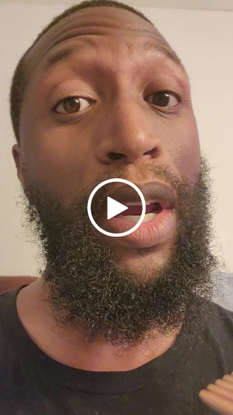 Customer video review of Beard Care Kit
