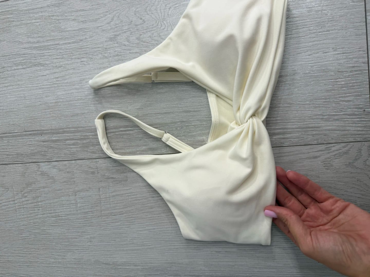 Customer photo review of Push-Up Sports Bra Breathable Top Knit Backless