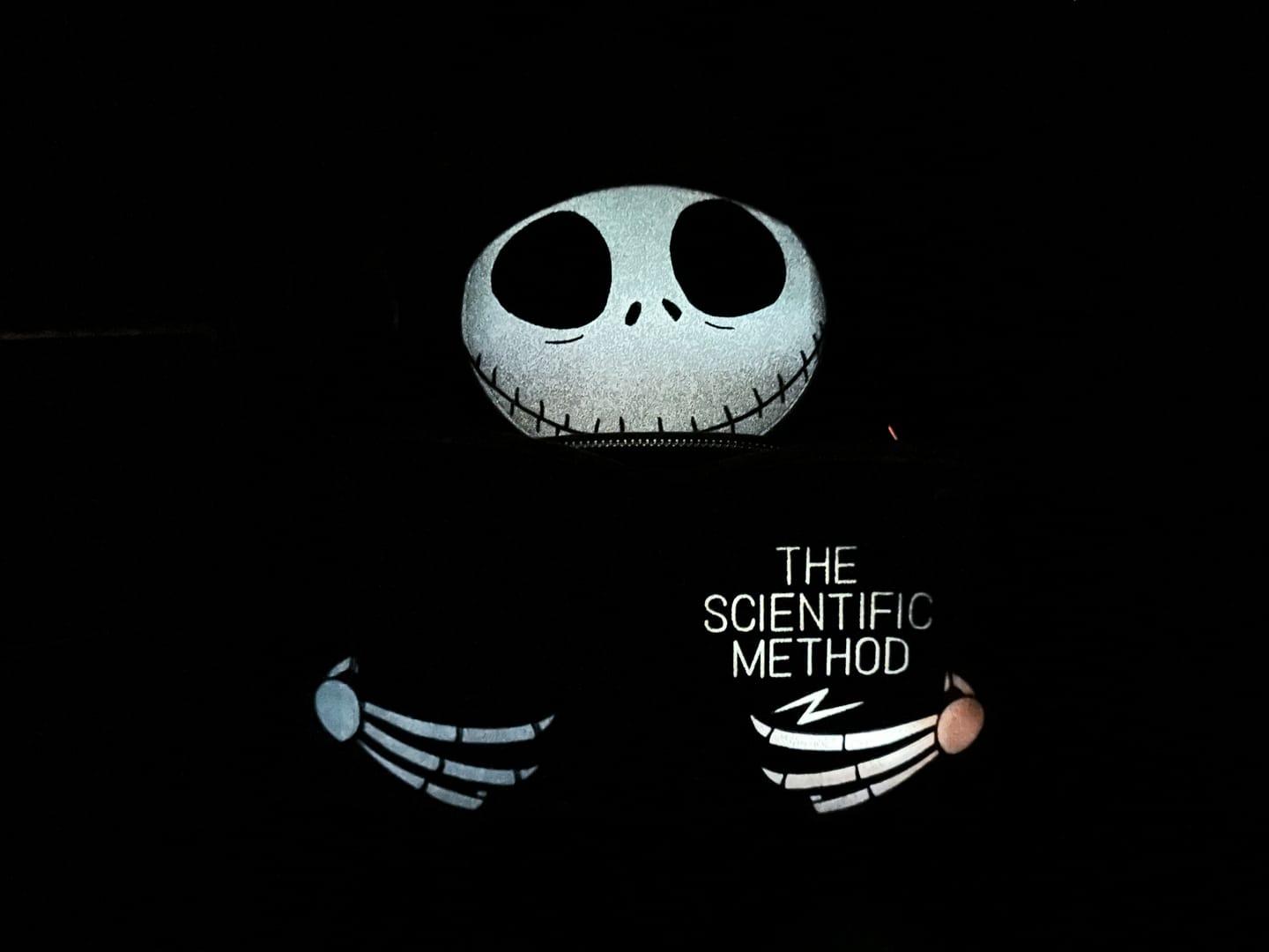 Customer photo review of Loungefly Disney Nightmare Before Christmas Bedtime Jack Cosplay Glow Mini Backpack