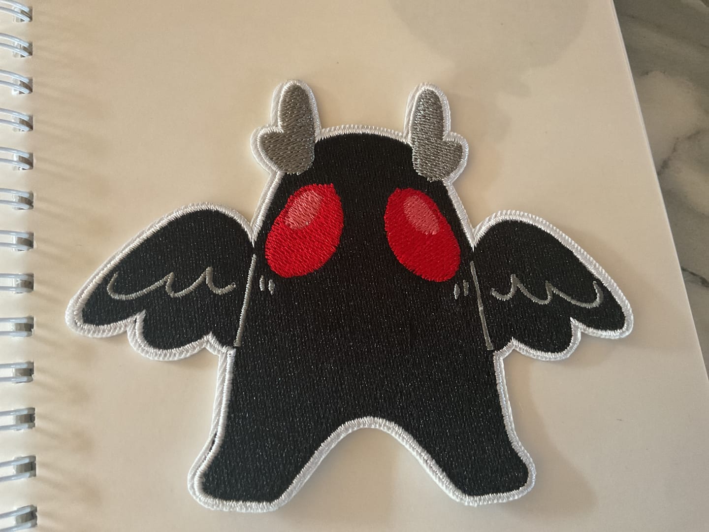 Customer photo review of Mothman Patch