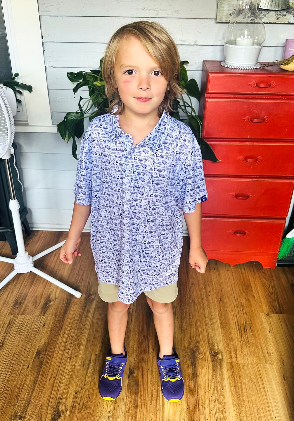 Customer photo review of Youth Canes Spirit Polo