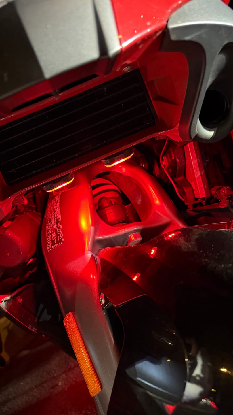 Customer photo review of Easy Install Moto LED Light Kit