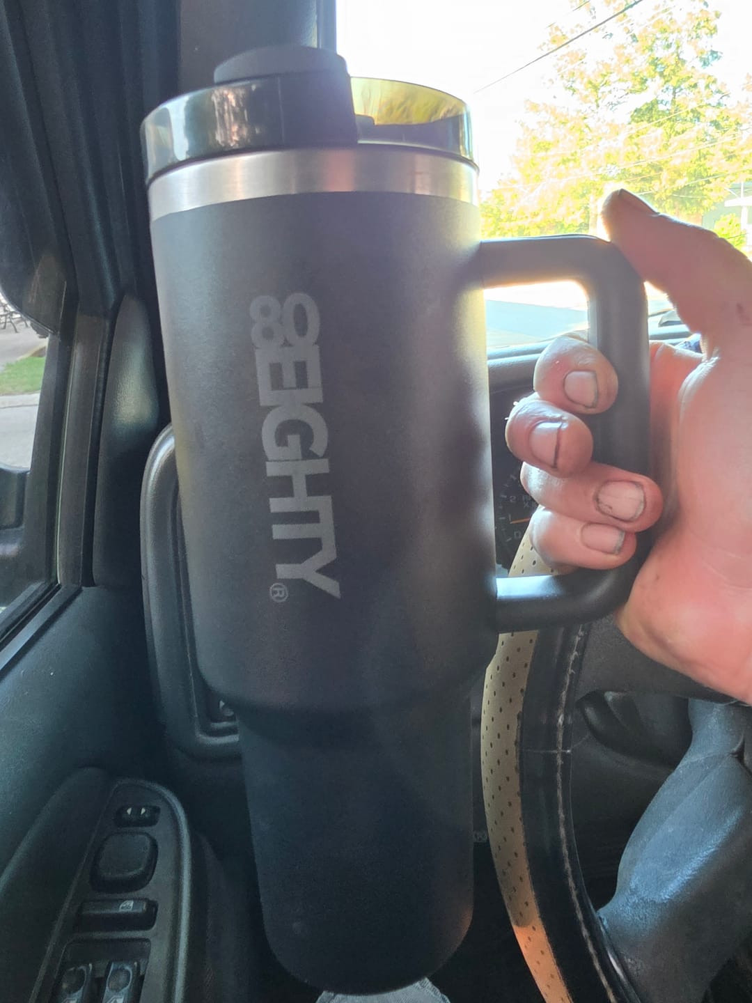 Customer photo review of 80Eighty® Black Tumbler
