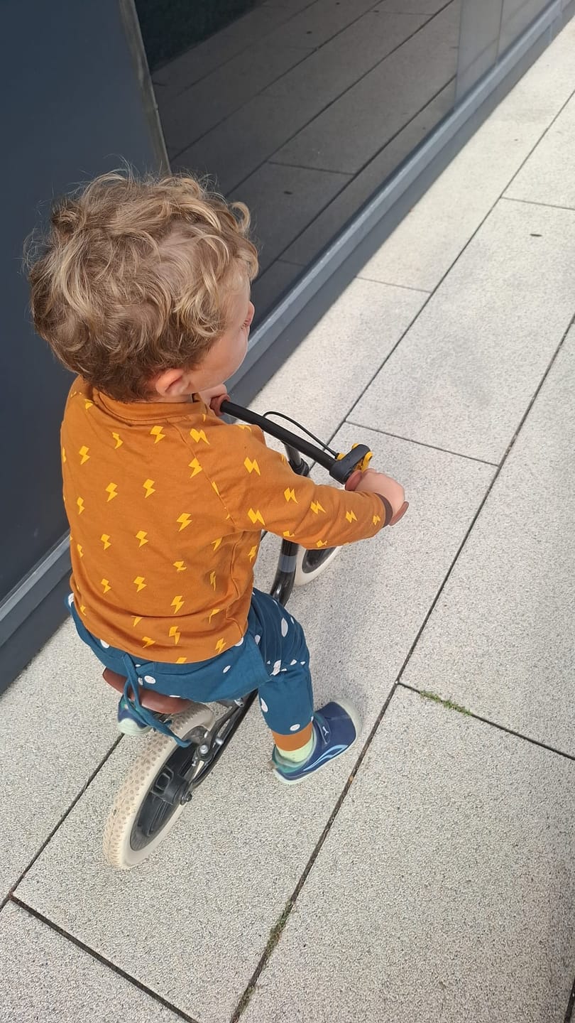 Customer photo review of Lightning Raglan Sweatshirt