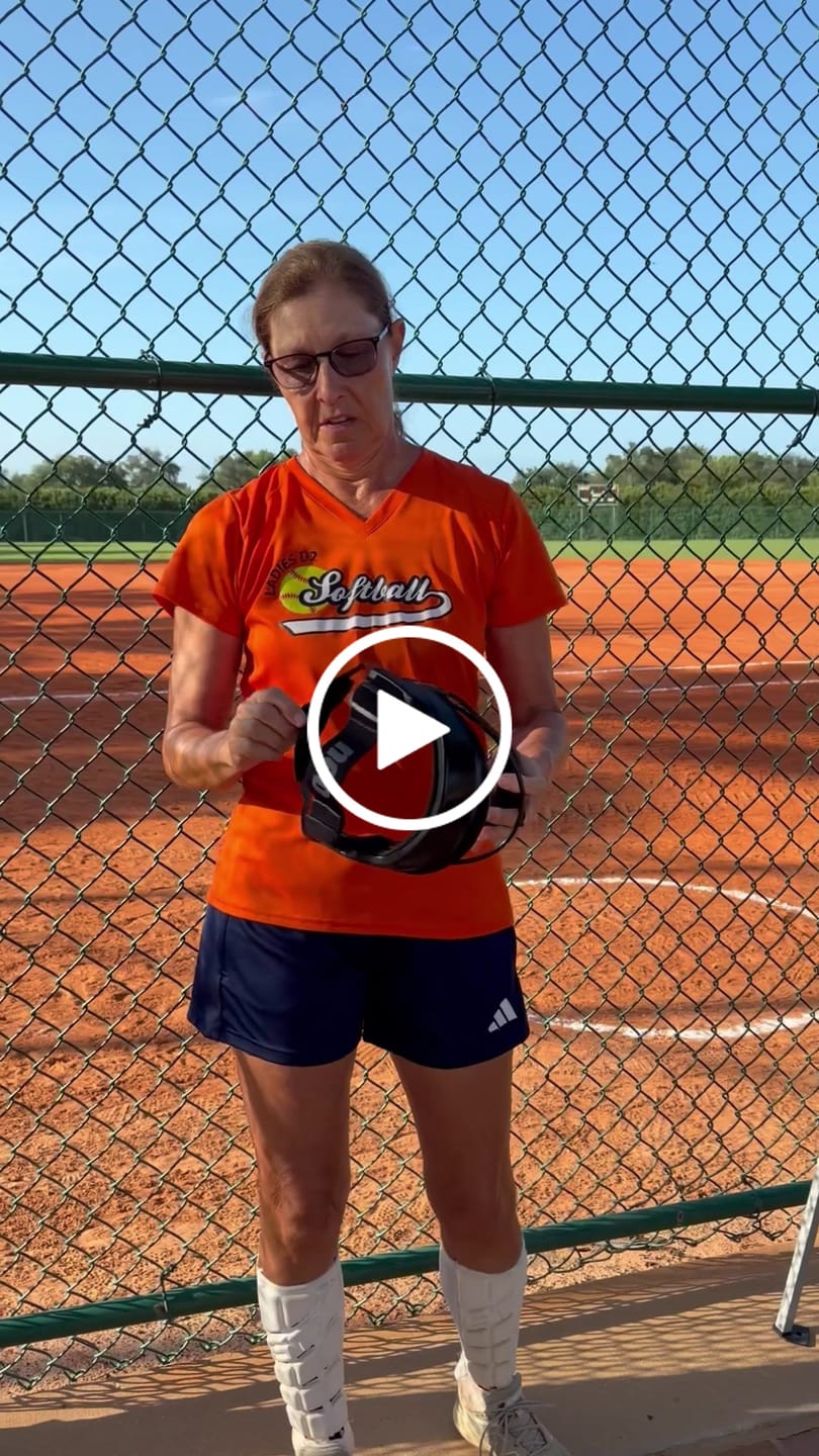 Customer video review of NEO Softball Fielder's Mask