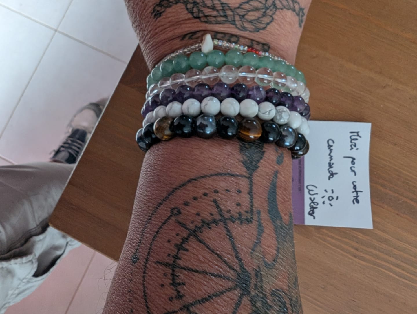 Customer photo review of Bracelet Cristal de Roche "Amplification"