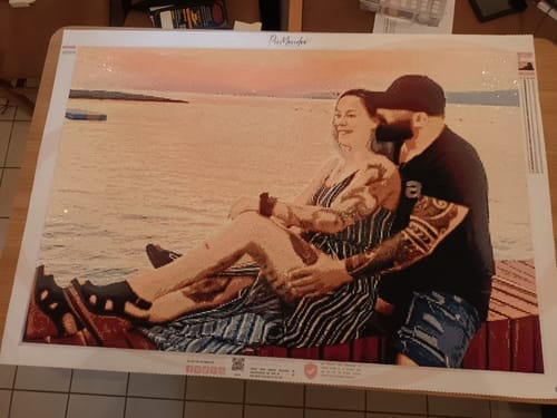 Customer photo review of Diamond Painting Sealer