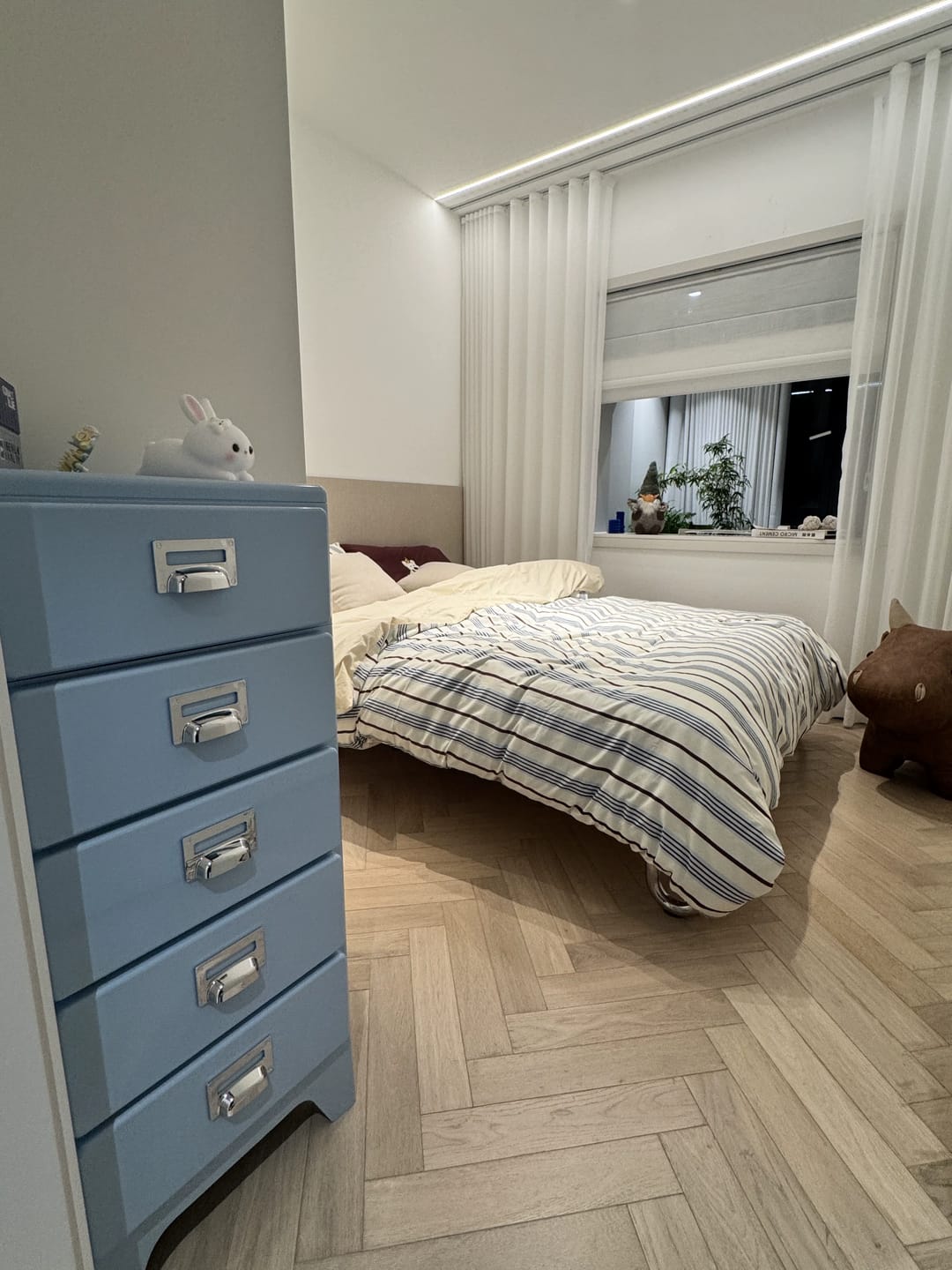 Customer photo review of KKUSO ABS 5-DRAWER CABINET - MILO POWDER BLUE