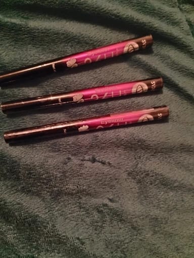 Customer photo review of Waterproof Black Eyeliner Pencil