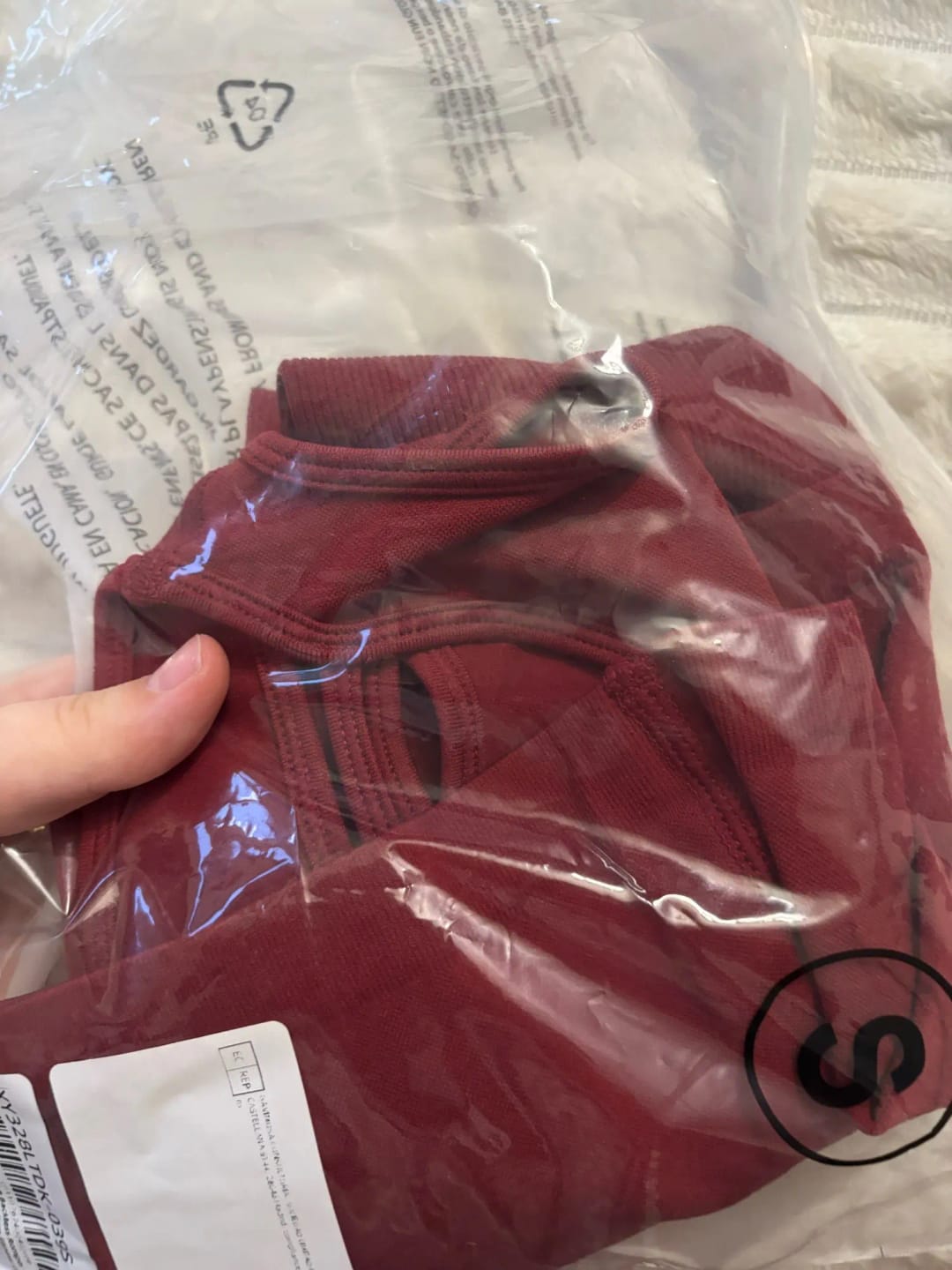 Customer photo review of Seamless Yoga Jumpsuit Backless Romper High-Waisted Lace