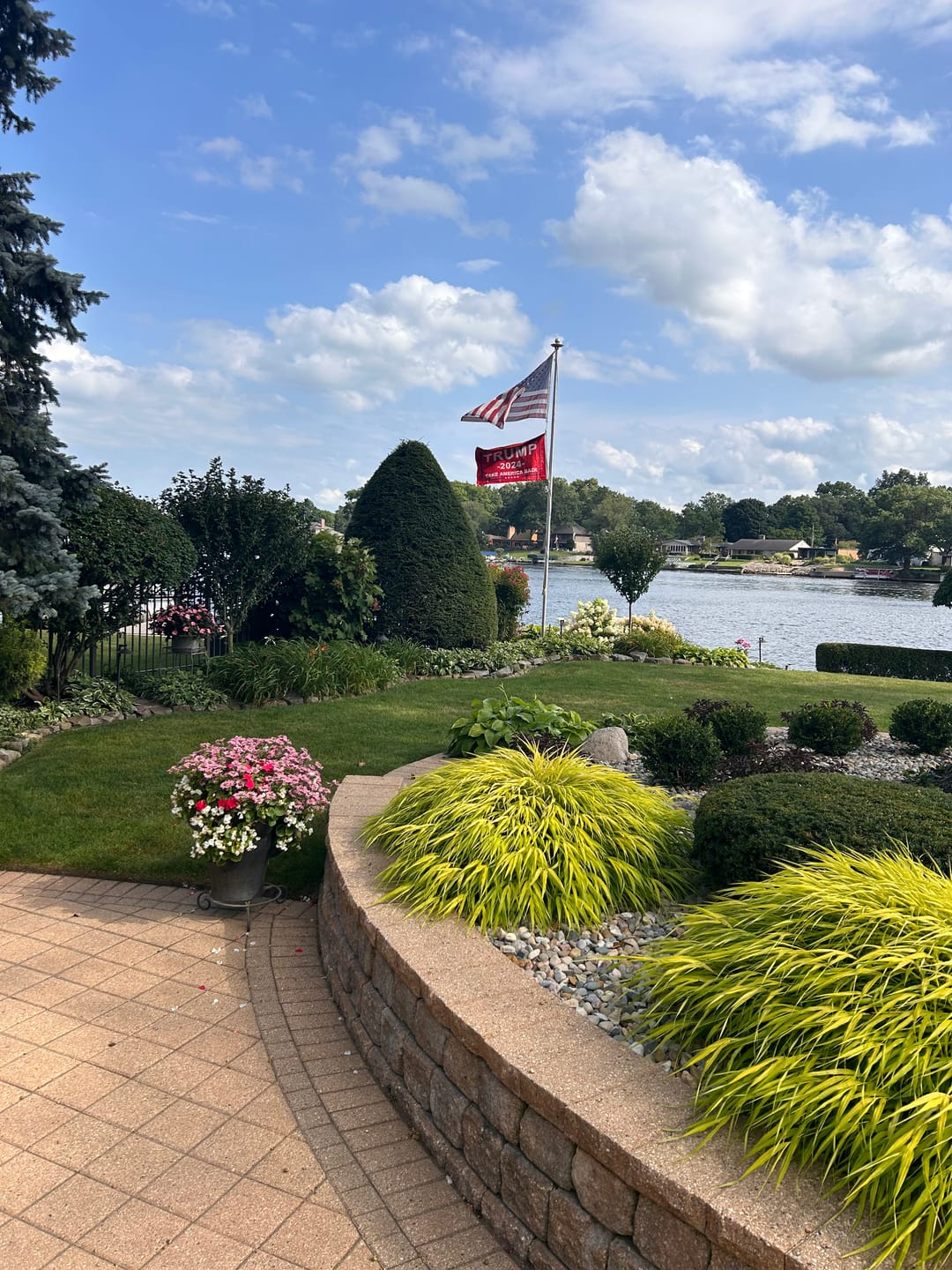 Customer photo review of 4' x 6' American Flag