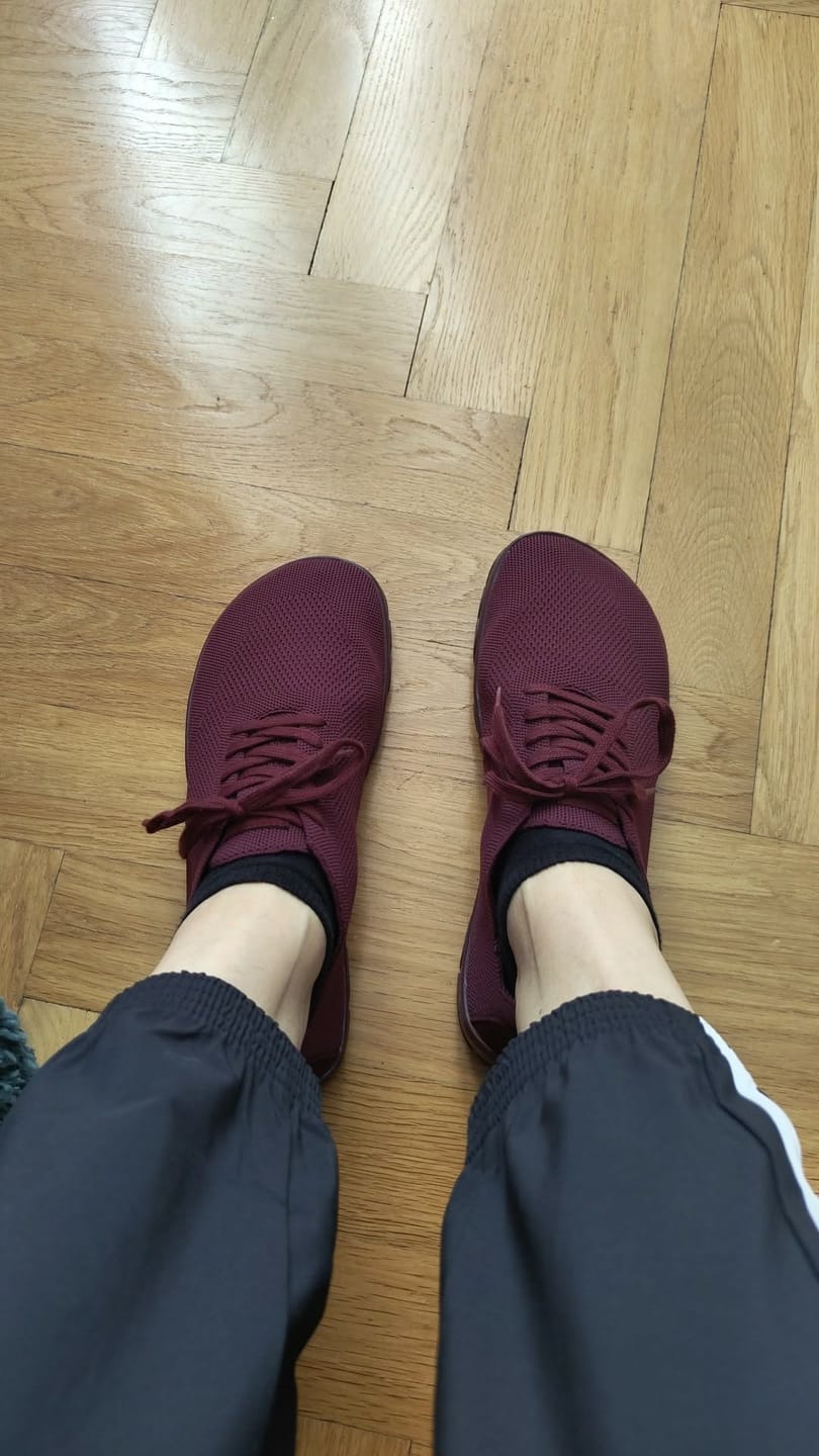 Customer photo review of Vaistoa Iloa | Knitted Barefoot Sneakers