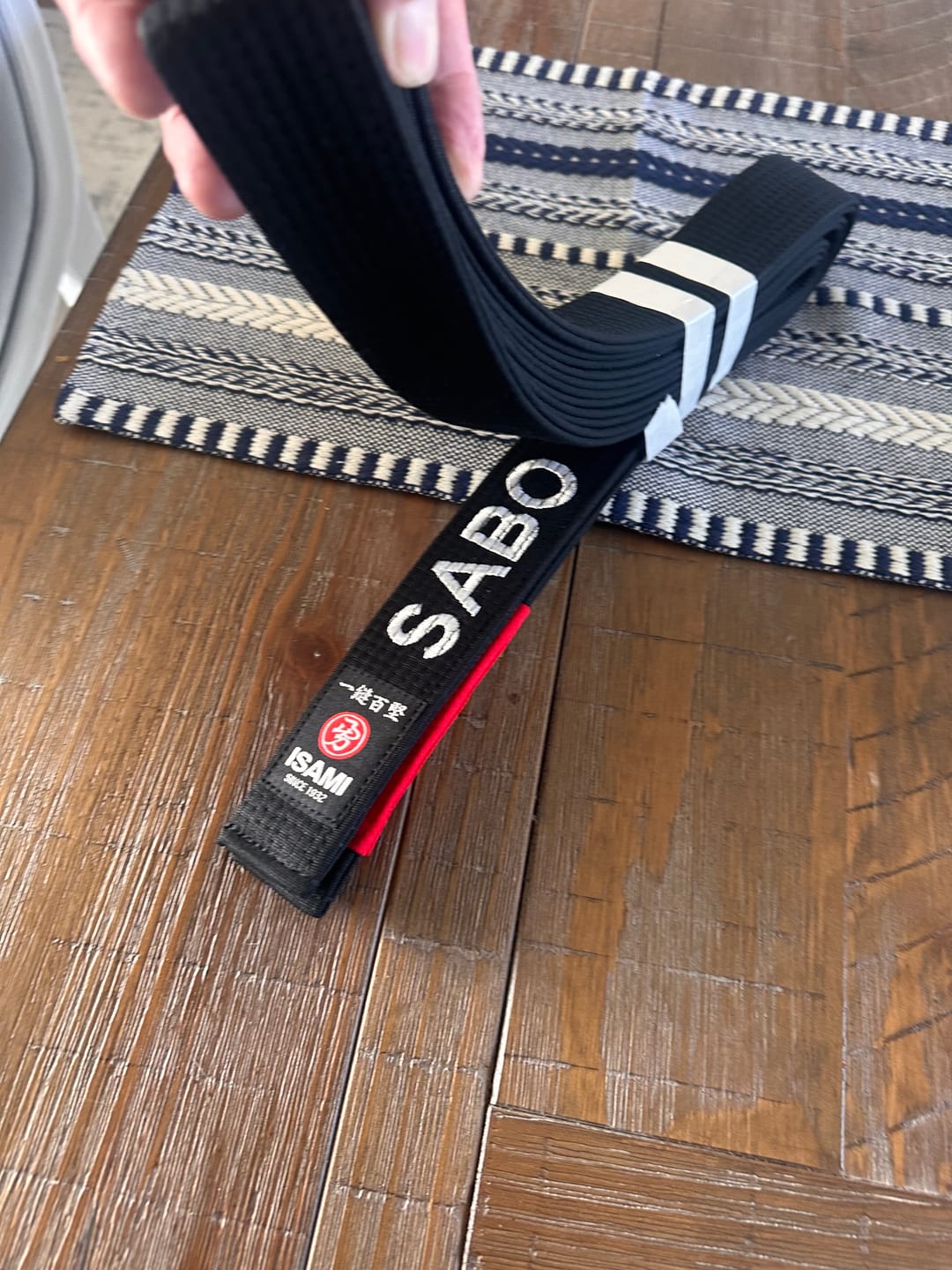 Customer photo review of Isami BJJ Black Belt Premium