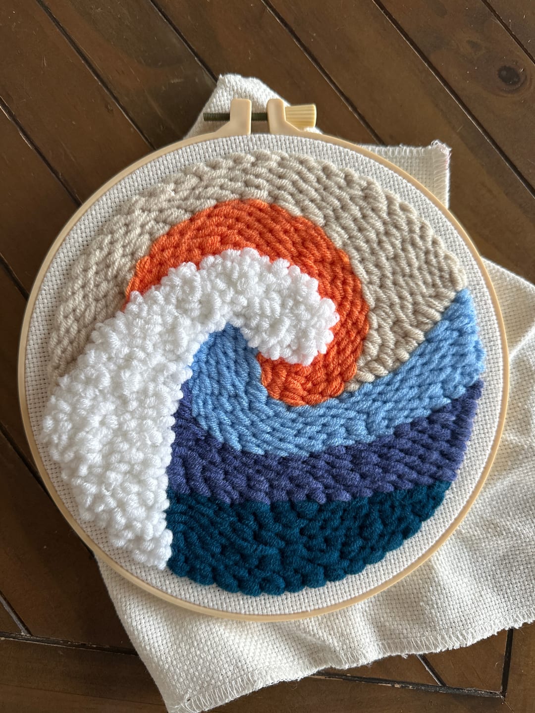Customer photo review of Punch Needle Tsunami