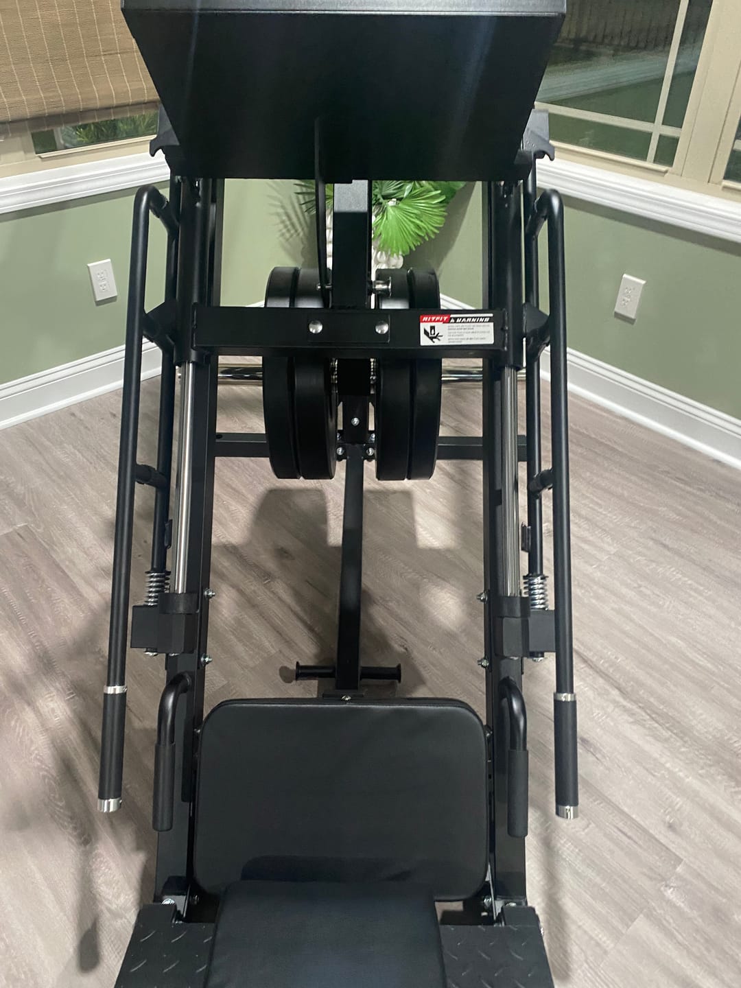 Customer photo review of RitFit BLP01 45 Degree 3-In-1 Leg Press Hack Squat and Calf Raise Machine