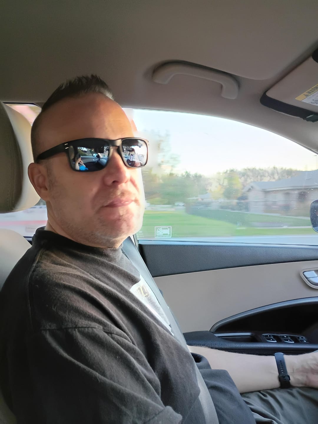 Customer photo review of 80Eighty® Polarized Sunglasses - Black Chrome