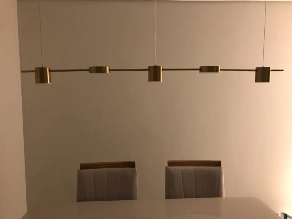 Customer photo review of Bar Pendant Light for Dining Table, 3 to 6 Spots, 150 cm