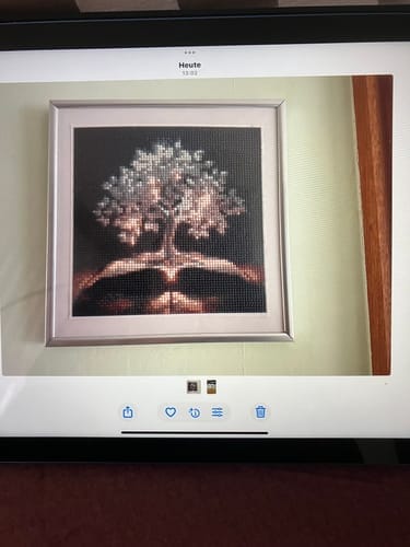 Customer photo review of Tree of Sparkle | Diamond Painting Kit