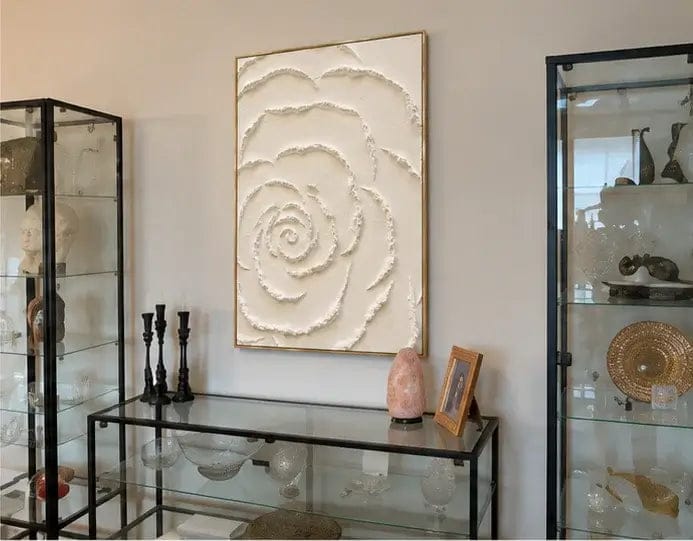Customer photo review of White Rose Blossom Heavy Texture