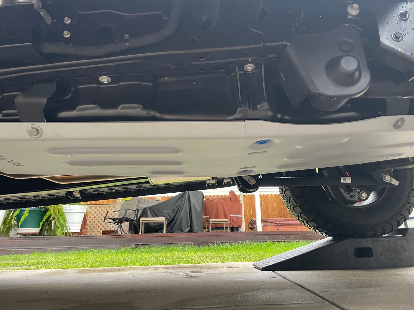 Customer photo review of Open Box RIVAL Aluminum Gas Tank Skid Plate 2024-2026 Ford Ranger Raptor