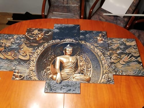 Customer photo review of Surprise Design | Mystery Diamond Painting Kit