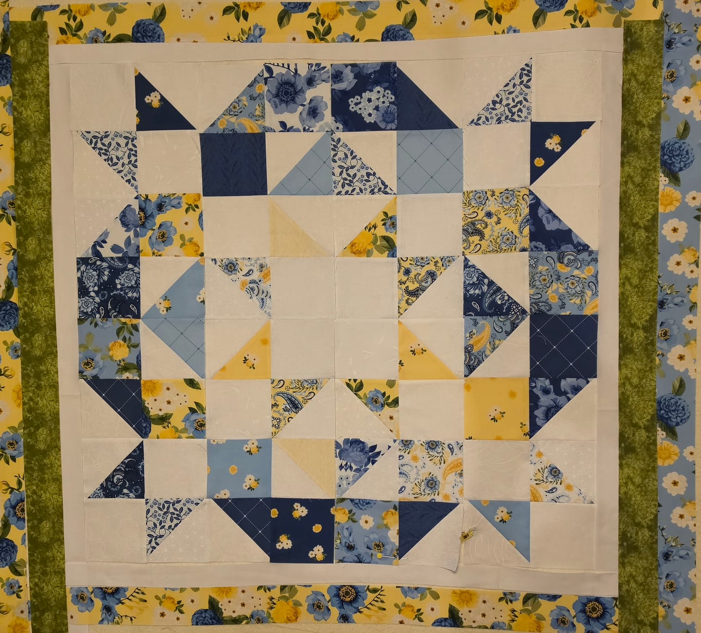 Customer photo review of True Fabrics - Sunshine Blooms - Fabric by the yard